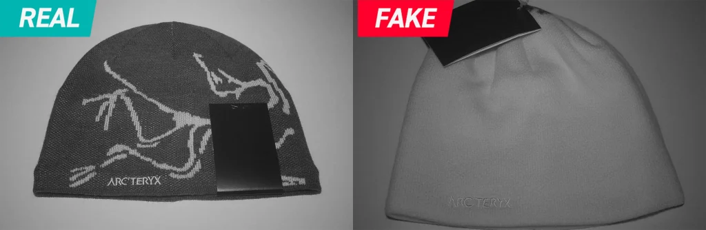 ARC'TERYX Bird Head Toque Orca Beanie Real vs Fake