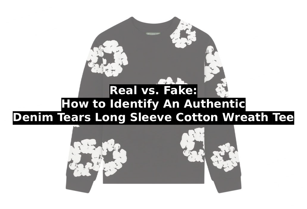 Real vs. Fake: How to Identify An Authentic Denim Tears Long Sleeve Cotton Wreath Tee