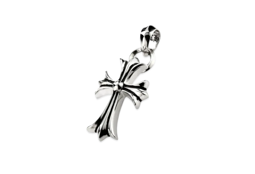 Chrome Hearts CH Cross Pendant Small Plain Bail Silver Real vs Fake