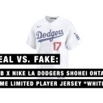 Real vs. Fake: MLB x Nike Men's Los Angeles Dodgers Shohei Ohtani Home Limited Player Jersey "White" Authentication Guide