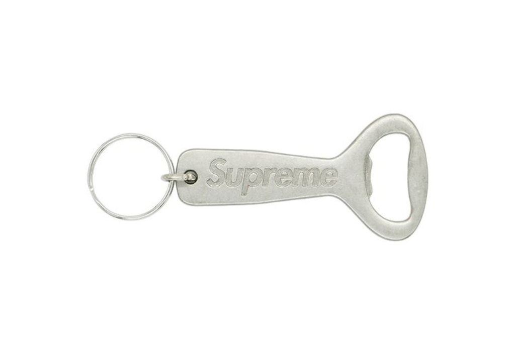 Supreme Bottle Opener Keychain Silver Real vs Fake