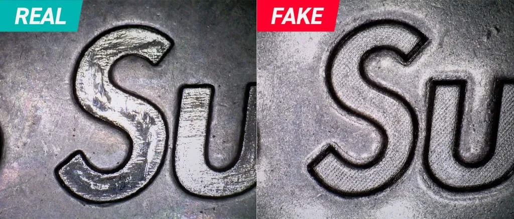 Supreme Bottle Opener Keychain Silver Real vs Fake