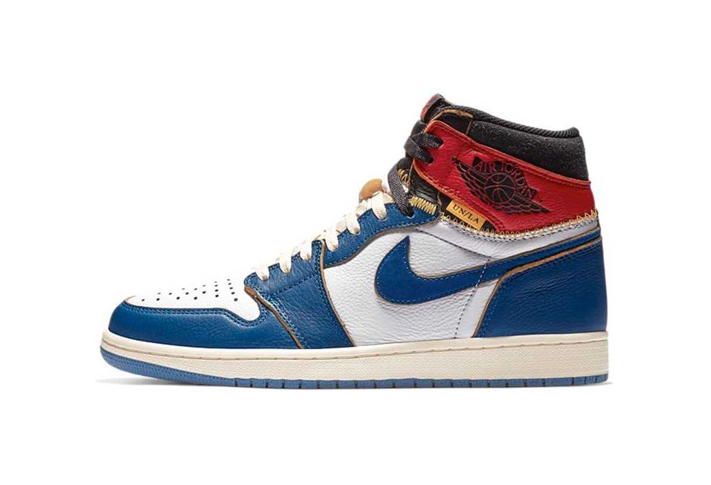 Union Air Jordan 1 Retro High OG NRG Storm Blue Varsity Red