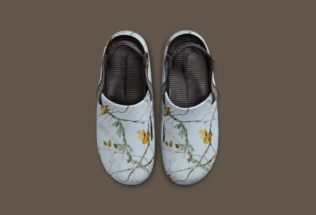 Nike Calm Mule “Light Blue Realtree”