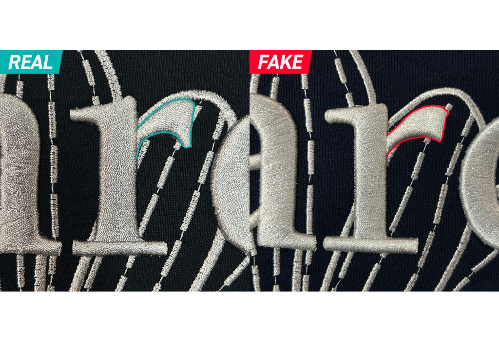 Real vs. Fake Mardi Mercredi Sweatshirt Flowermardi Needlework Authentication Guide