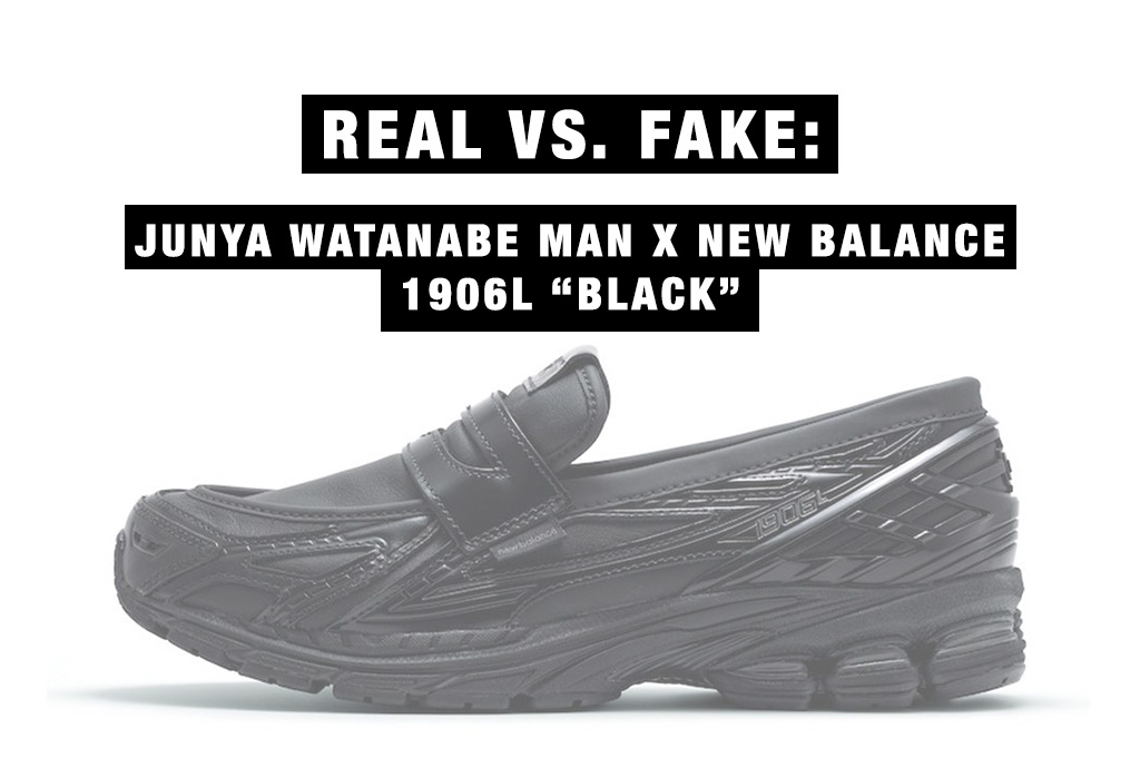 Real vs. Fake: JUNYA WATANABE MAN x New Balance 1906L “Black” Authentication Guide