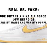 Real vs. Fake: Kobe Bryant x Nike Air Force 1 Low Retro QS "Varsity Maize and Varsity Purple" Authentication Guide