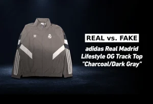 Real vs. Fake: adidas Real Madrid Lifestyle OG Track Top "Charcoal/Dark Gray" Authentication Guide