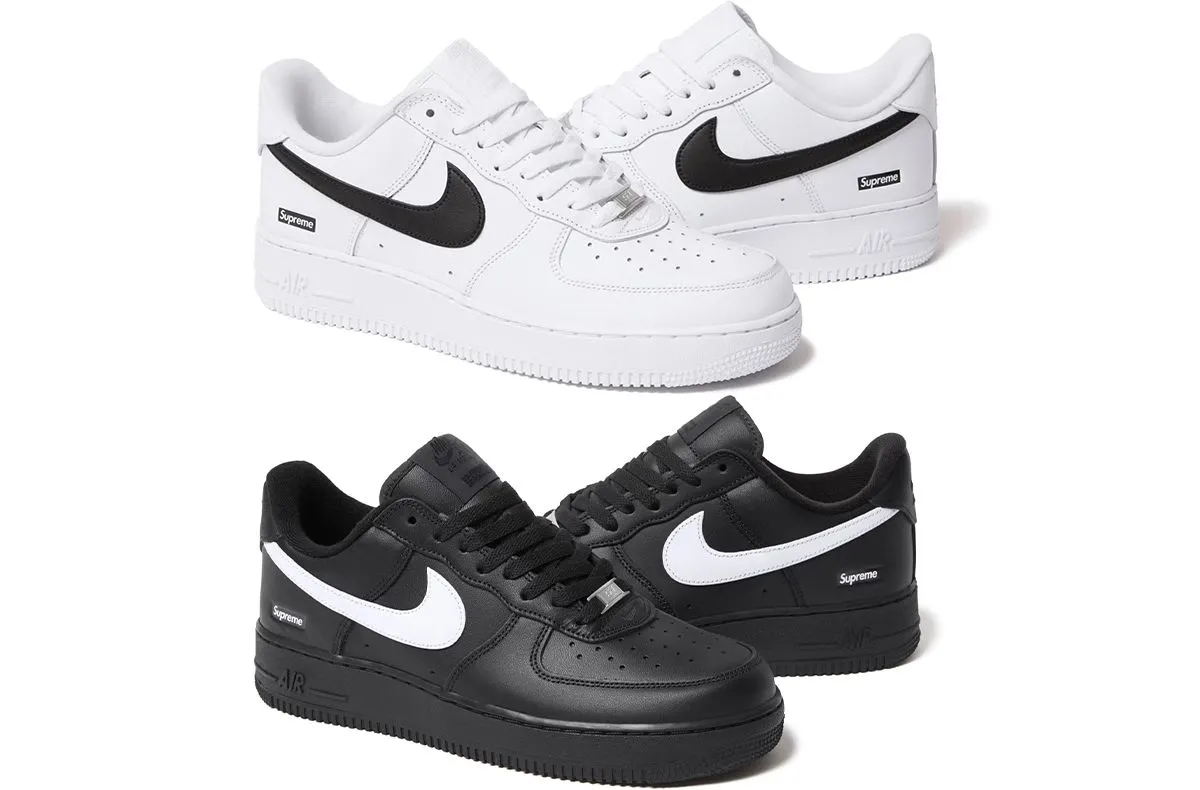 Supreme × Nike Air Force 1 Low 2colors [Release Date/Price/Where To Buy]