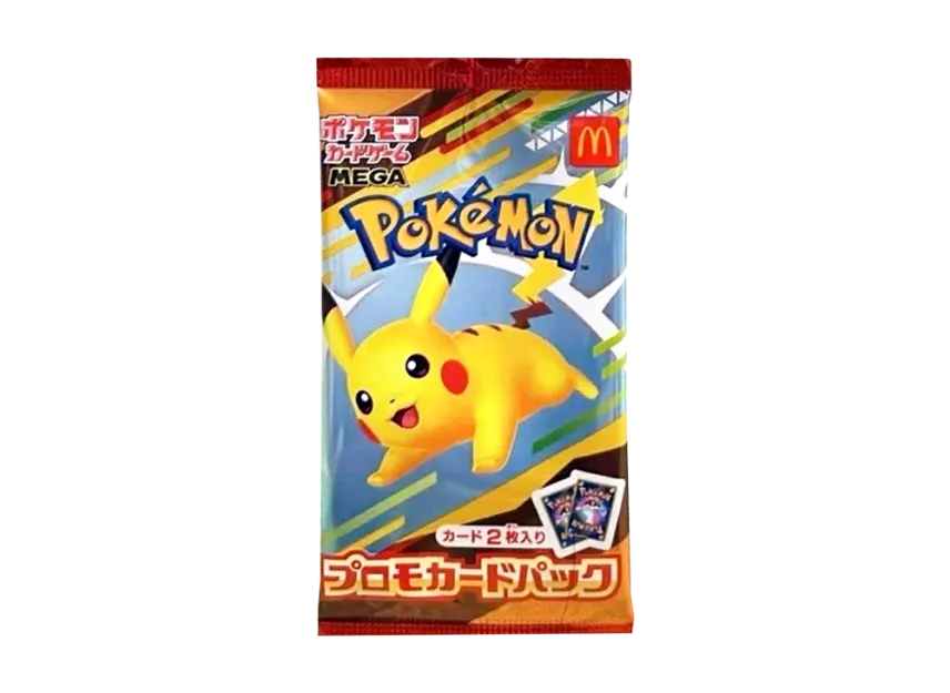 Pokemon Card Game MEGA McDonald's Happy Set 2025 Promo Card Pack