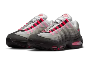 Nike Air Max 95 OG Big Bubble "Medium Ash/Solar Red" [Release Date/Price/Where To Buy]