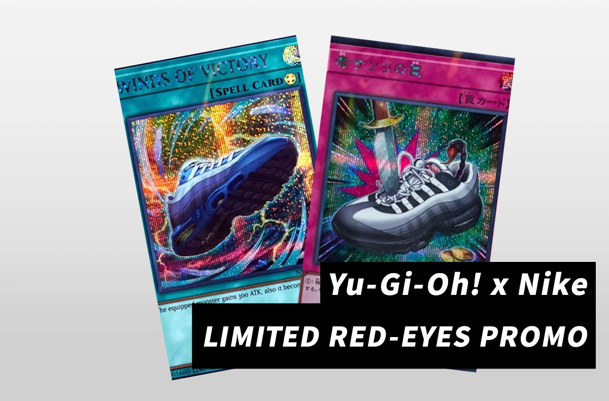 Yu-Gi-Oh! x Nike Collab: Joey Wheeler’s Iconic Kicks Get Their Own Card! Plus, a Limited “Red-Eyes Black Dragon” Promo is Dropping!