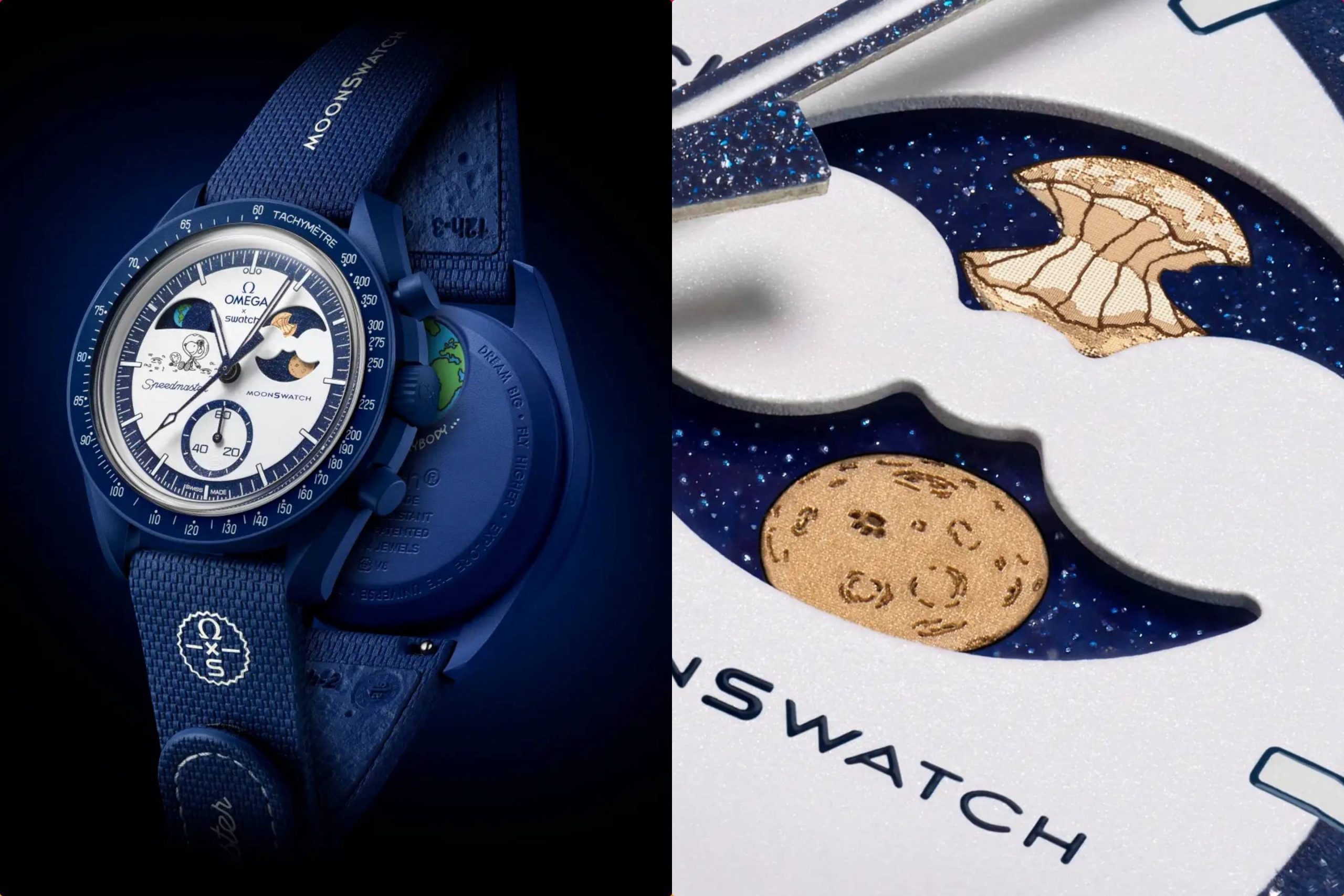 Swatch × OMEGA × Snoopy BIOCERAMIC MoonSwatch Mission To The Earthphase – Mooshine Gold “Beaver Moon” [Release Date/Price/Where To Buy]