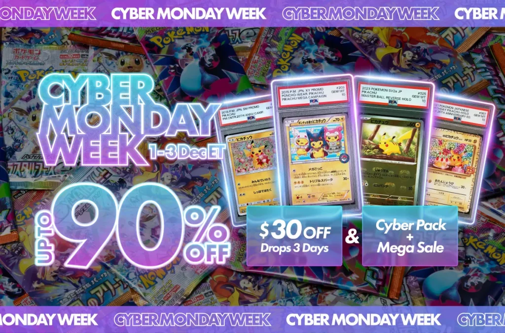 SNKRDUNK CYBER MONDAY 2025 | Chase the Jackpot in the All-Pikachu Collection & Snag the $30 OFF Triple Threat Coupon