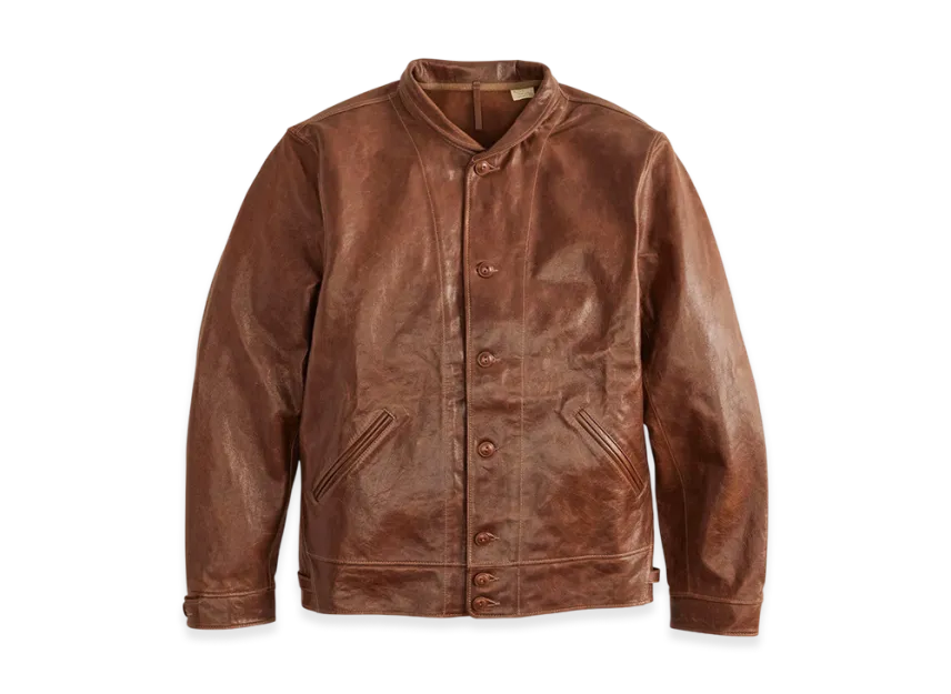 LEVI'S Menlo Cossack Leather Jacket 