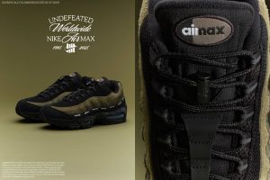 UNDEFEATED × Nike Air Max 95 "Medium Olive" [Release Date/Price/Where To Buy]