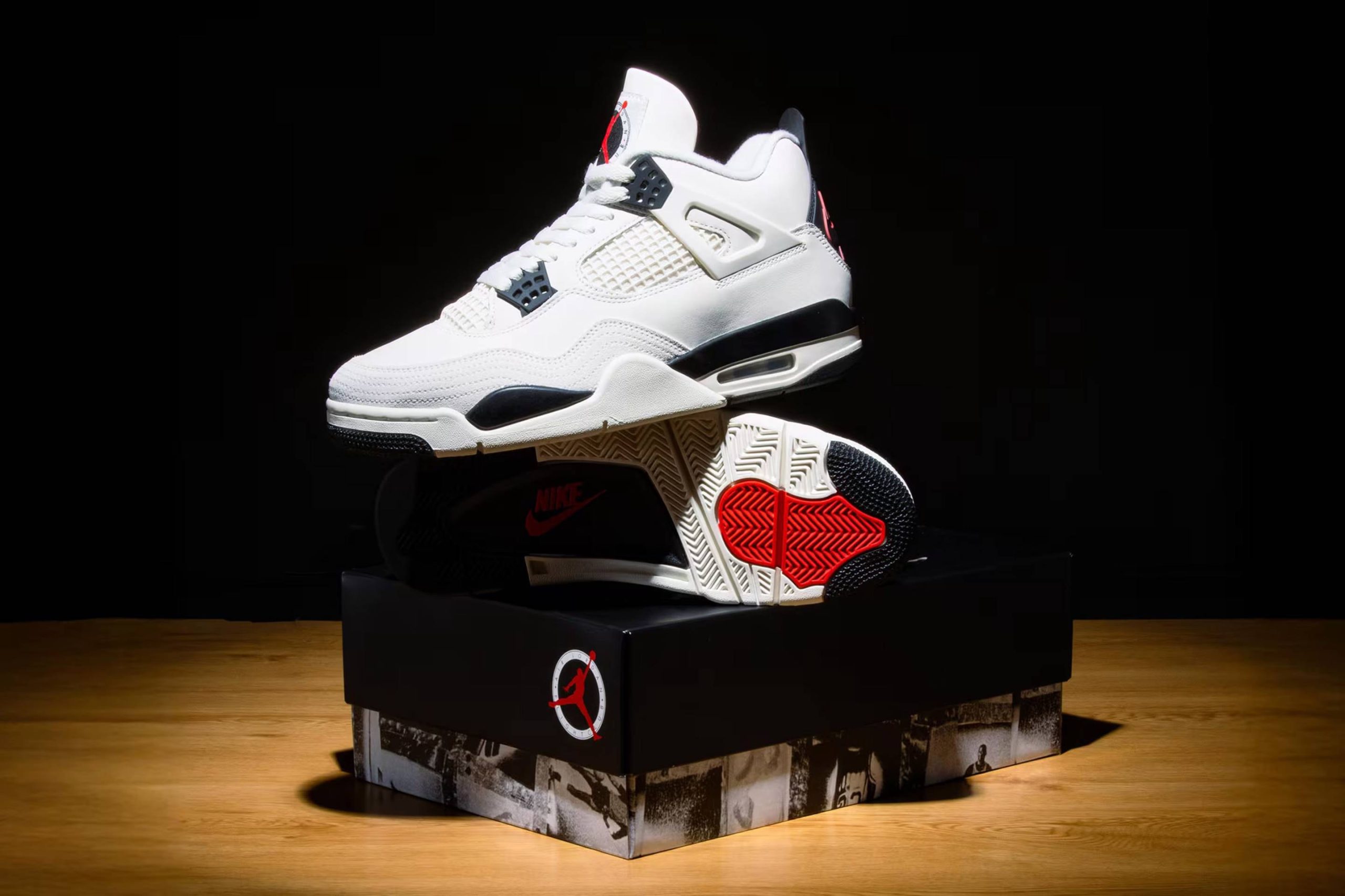 Nike Air Jordan 4 “Flight Club/Sail and Black” [Release Date/Price/Where To Buy]