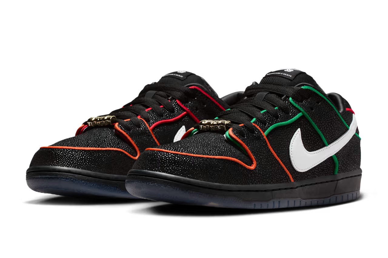 Bronx Girls Skate × Nike SB Dunk Low QS “Black and Challenge Red” [Release Date/Price/Where To Buy]