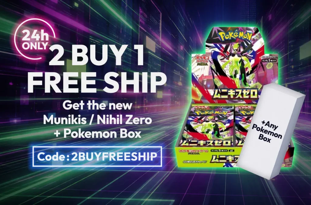 ⚡ BUY 2 TCG Box Title & Ship 1 Free! Munikis / Nihil Zero Release Event