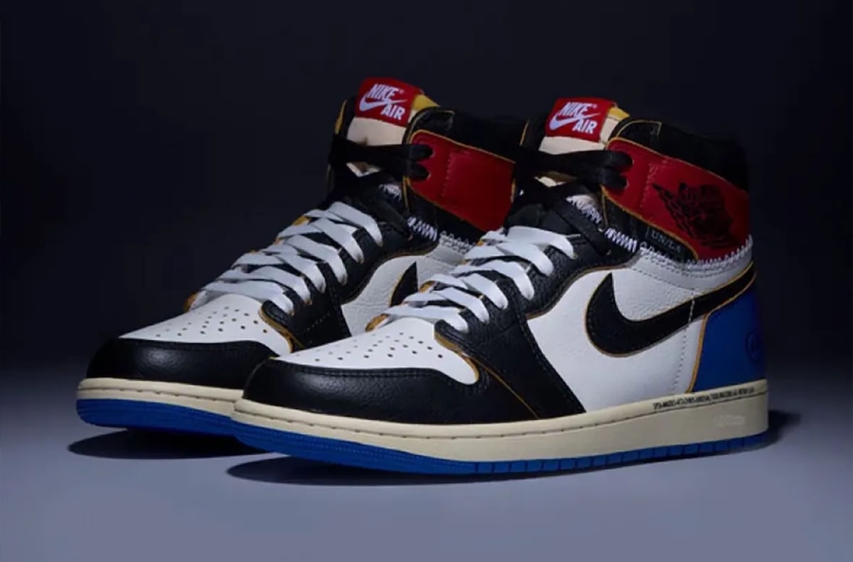 Fragment x UNION x Nike Air Jordan 1 High OG “Varsity Red/Sport Royal” [Release Date/Price/Where To Buy]