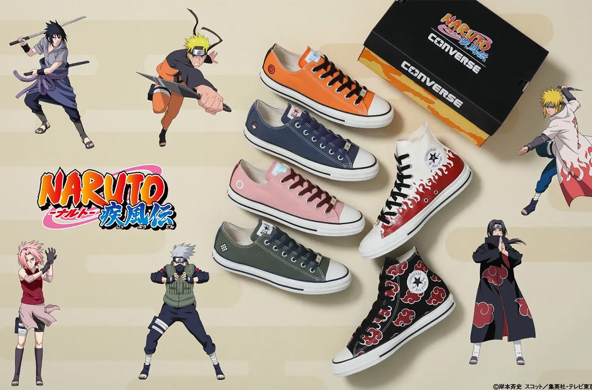 NARUTO Shippuden x Converse All Star OS / Hi [Release Date/Price/Where To Buy]