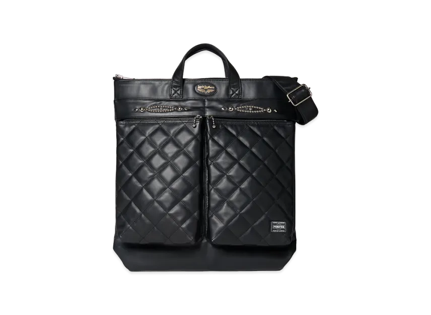 PORTER x Lewis Leathers x WOLF'S HEAD Helmetbag 