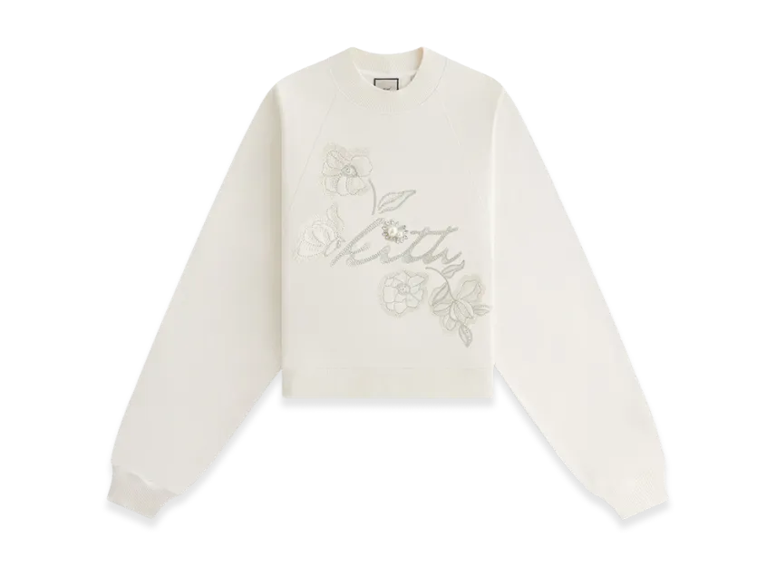Kith x Lisa Women Isley Embellished Mockneck Crewneck 
