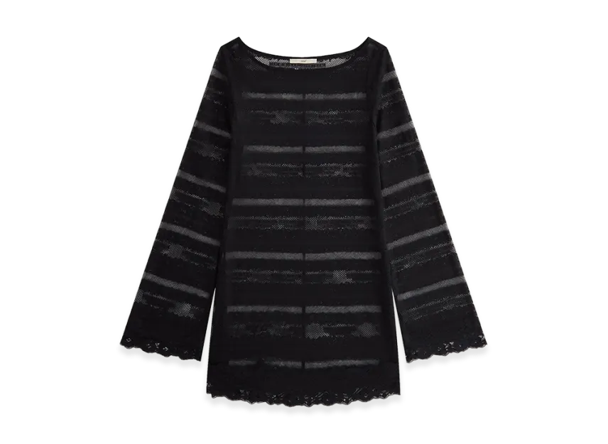 Kith x Lisa Women Odette Logo Lace Mini Dress 