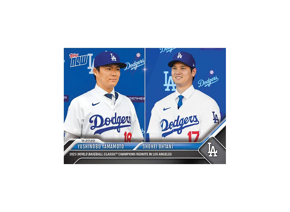 Yoshinobu Yamamoto / Shohei Ohtani [OS26](2023 MLB Topps NOW JP Card)