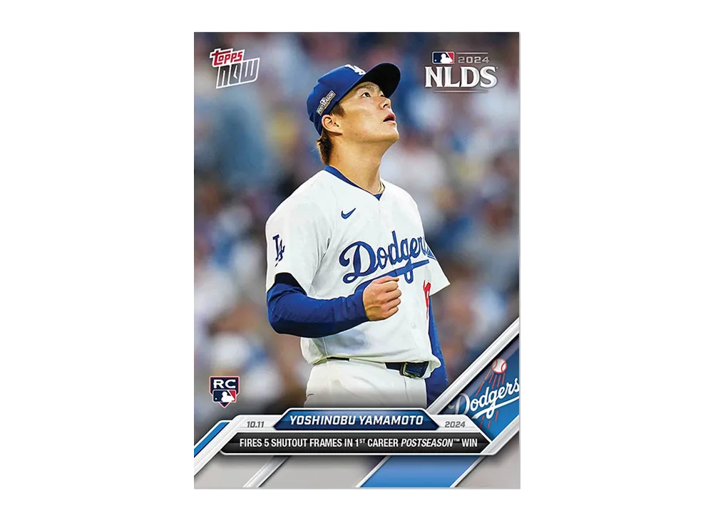 Yoshinobu Yamamoto [826](2024 MLB Topps NOW Card - LOOK FOR RELICS!)