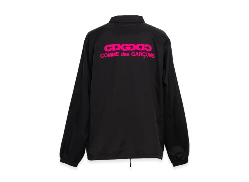 COMME des GARCONS CDG Pink Logo Coach Jacket 5 