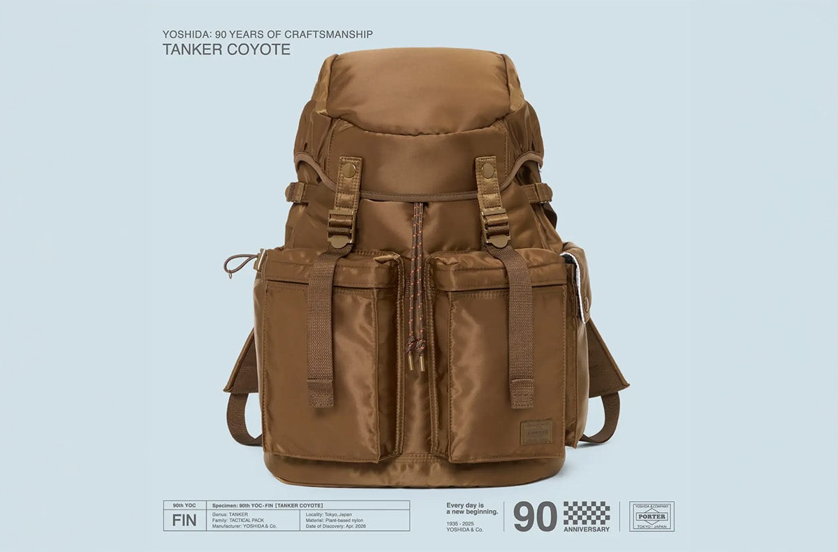 Yoshida & Co. Dropping Second PORTER TANKER COYOTE collection [15th April 2026]