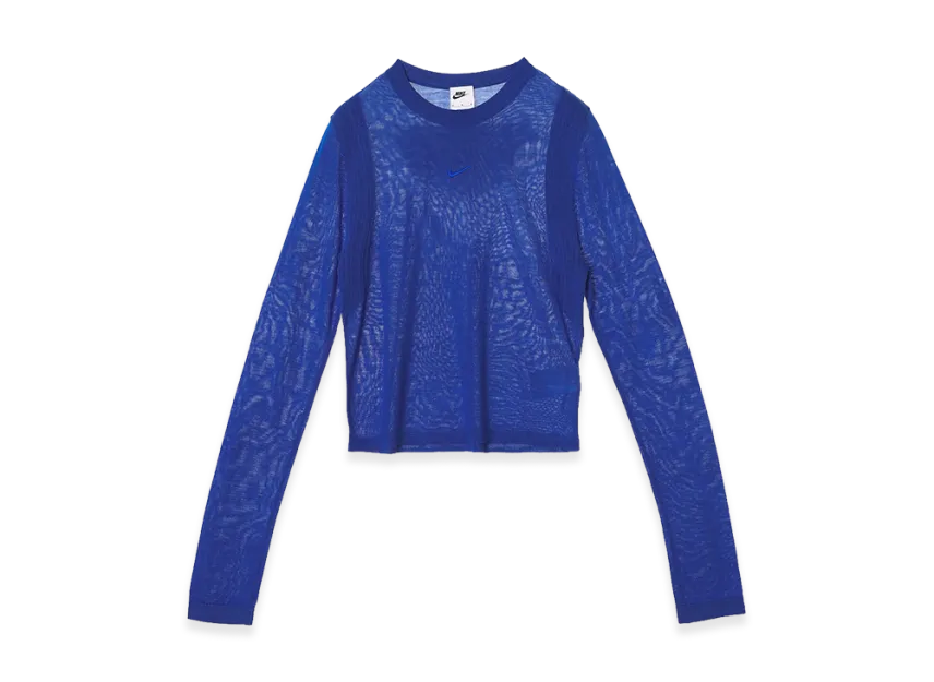 NIKE Women's Sportswear Airreverent Long-Sleeve Tops 