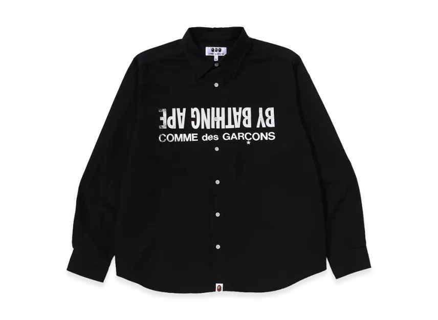 A BATHING APE x COMME des GARCONS Oxford Shirt 