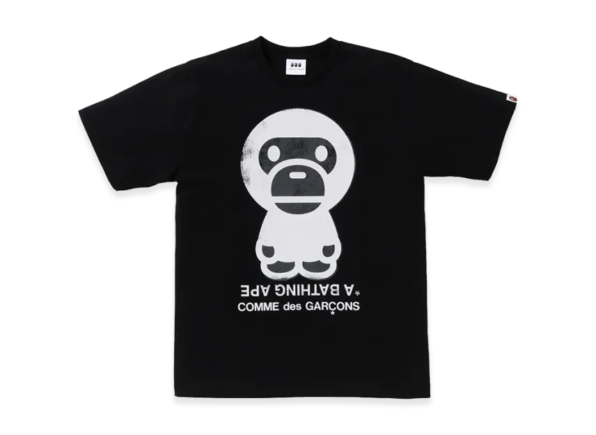 A BATHING APE x COMME des GARCONS Big Baby Milo Tee 