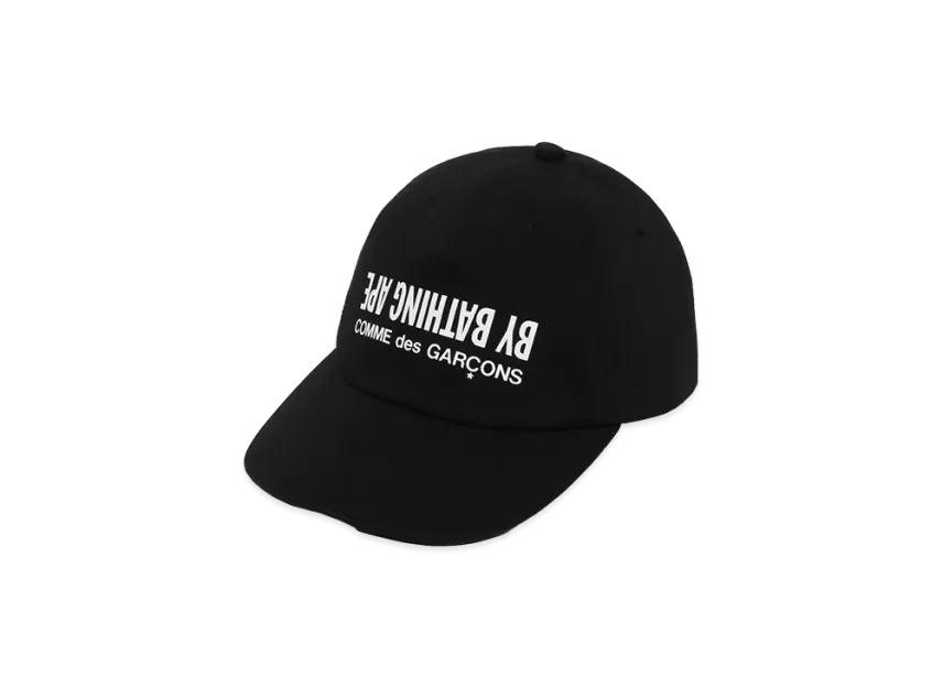 A BATHING APE x COMME des GARCONS Panel Cap 