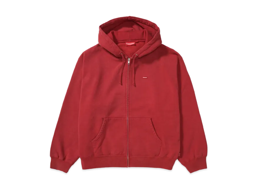 Supreme Small Box Zip Up Hooded Sweatshirt 