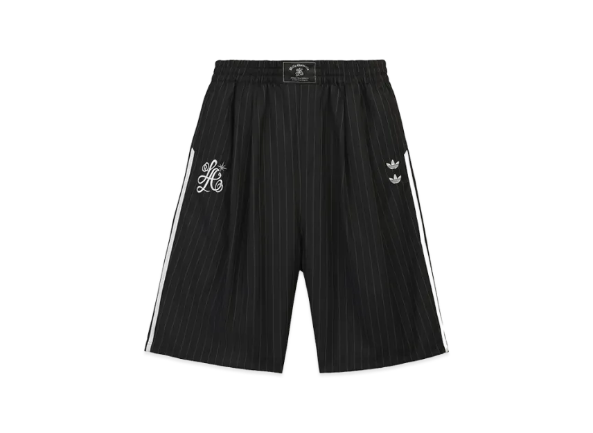 adidas x Willy Chavarria Pinstripe Long Shorts 