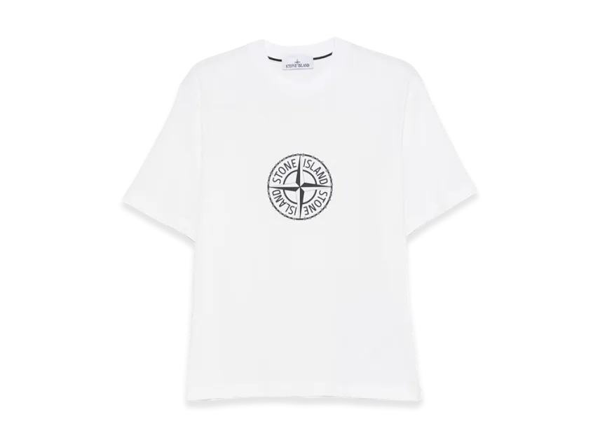 Stone Island `all Around Compass` Print Regular Fit T-Shirt 