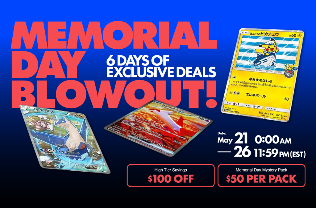 Memorial Day Blowout: Score $100 OFF and Grab $1,200 Jackpots!