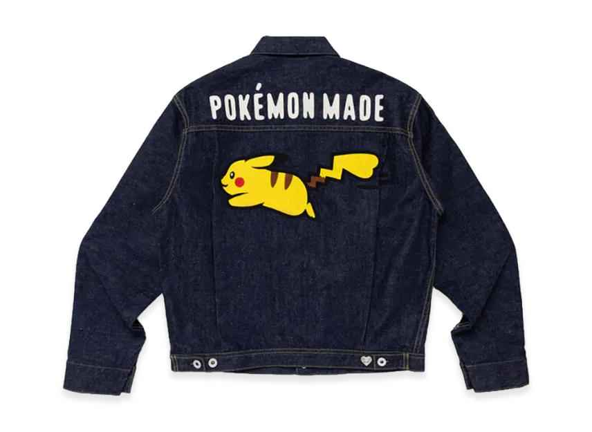 HUMAN MADE x Pokemon Made Denim Jacket 