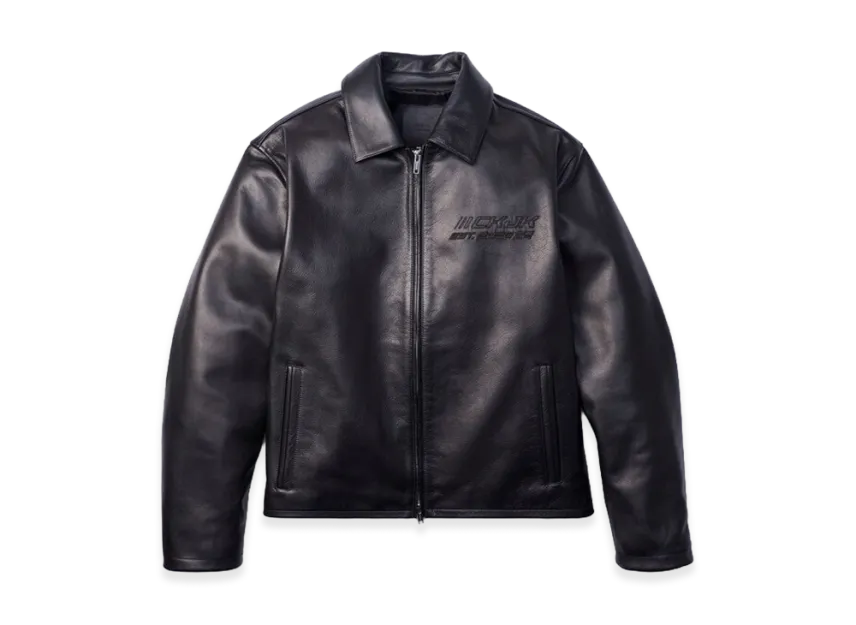 Calvin Klein x Jung Kook of BTS Leather Racer Jacket 