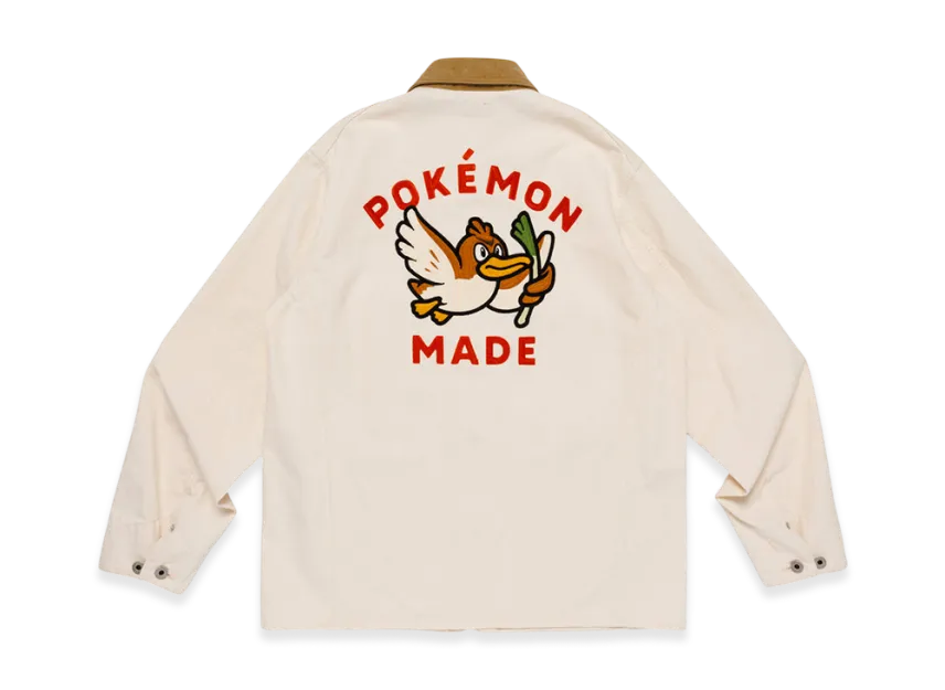 HUMAN MADE x Pokemon Made Coverall Jacket (Kamonegi) 