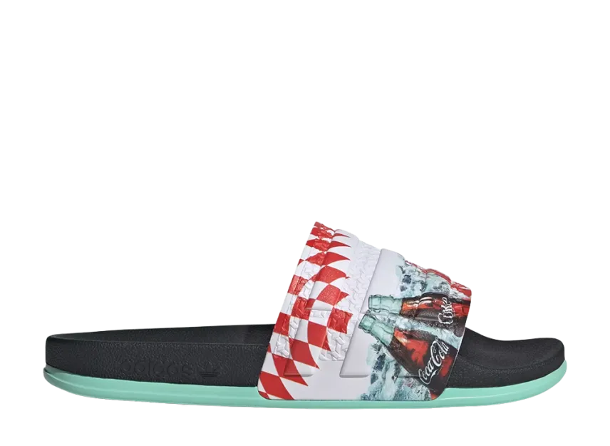 Coca-Cola × adidas Adilette OG CF 