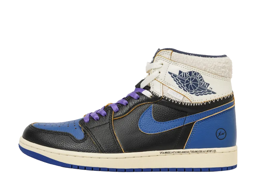 fragment design × UNION × Nike Air Jordan 1 High OG 