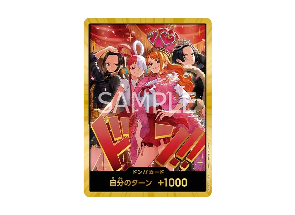 DON!! Card : Robin & Uta & Nami & Hancock Super Parallel [Opened](Extra Booster 