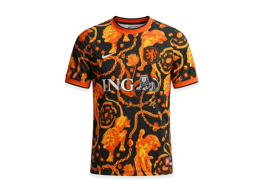 Nike x Patta X2 World Cup Academy Pro Short-Sleeve Football Top Netherlands 