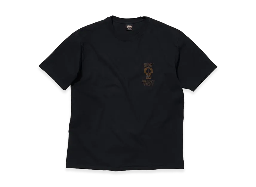 OUR LEGACY Work Shop x Stussy OL Surf Skull Pig. Dyed Tee 