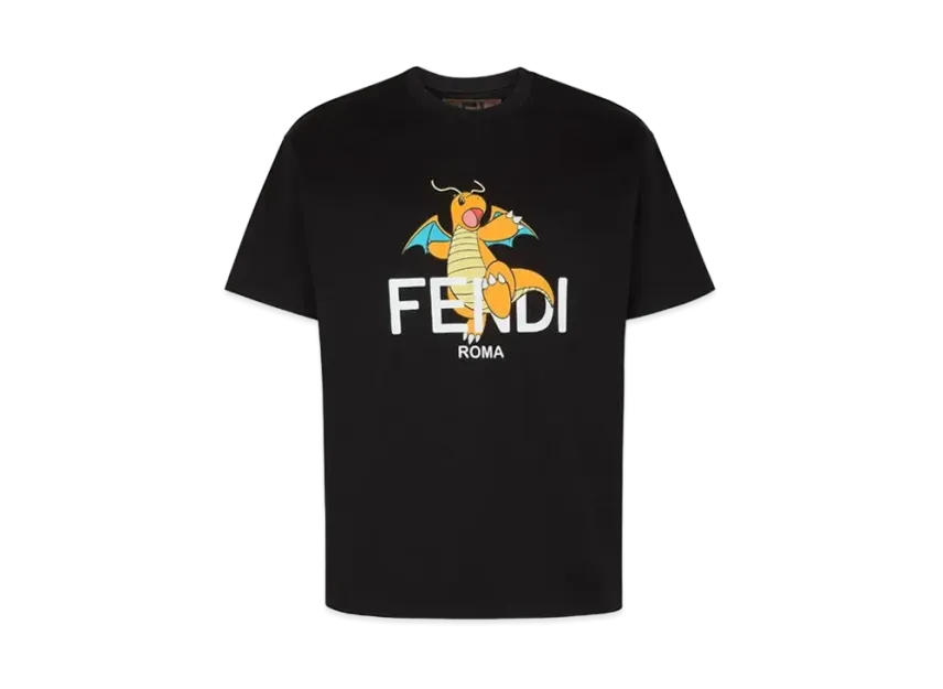 Pokemon x Fragment x FENDI Men's Dragonite T-shirt 