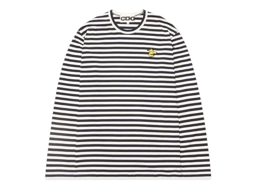 Comme des Garcons Pokemon Long Sleeved T-Shirt With Emblem 